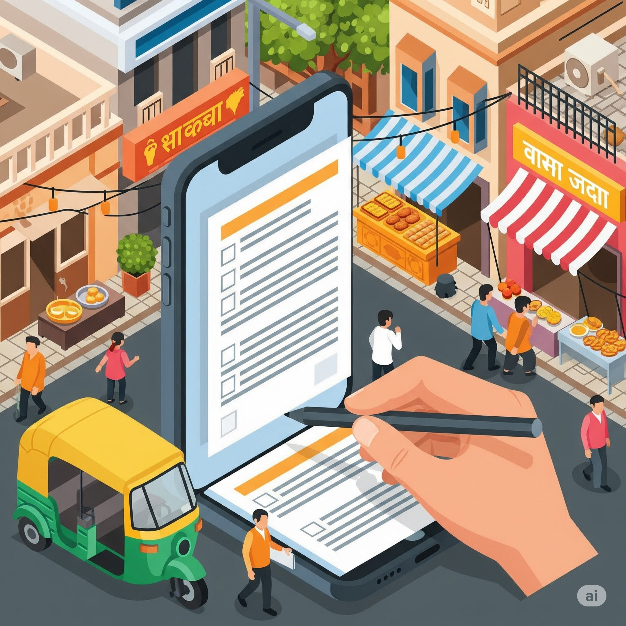 Online/Offline Form Filling Services